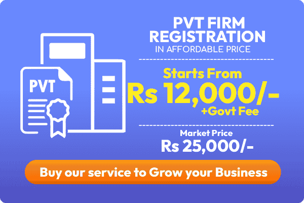 PVT Firm Registration in affordable price-12,000rs